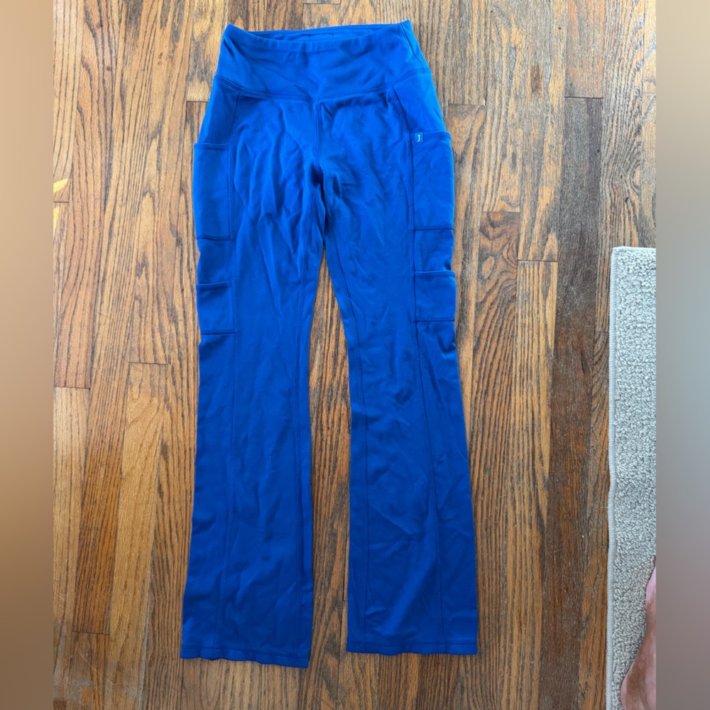 Jaanuu XXS royal blue yoga pants style scrub pant
